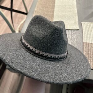 Stylish Gray Fedora Hat